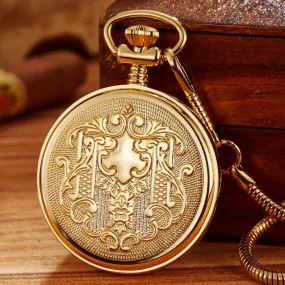 100% Hand Luxury Mechanical Pocket Watch.