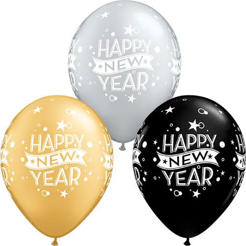 11 inch ASSORTED NEW YEAR CONFETTI DOTS