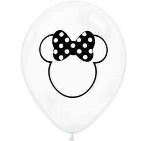 11 inch MINNIE MOUSE SILHOUETTE - DIAMOND CLEAR