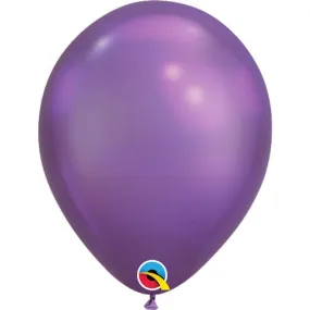 11 inch QUALATEX CHROME - PURPLE