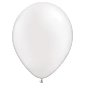 11 inch QUALATEX PEARL WHITE