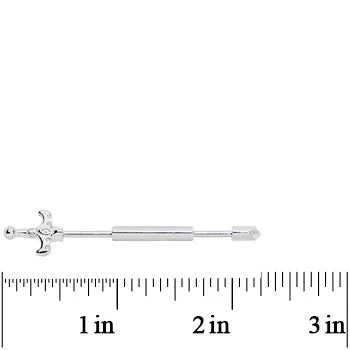 14 Gauge 1 1/2 Adjustable Sword Industrial Barbell