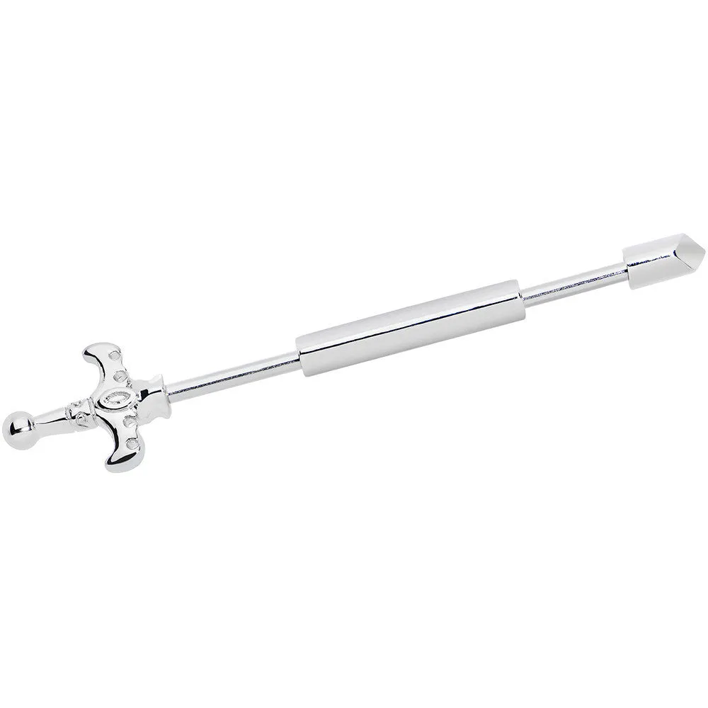 14 Gauge 1 1/2 Adjustable Sword Industrial Barbell