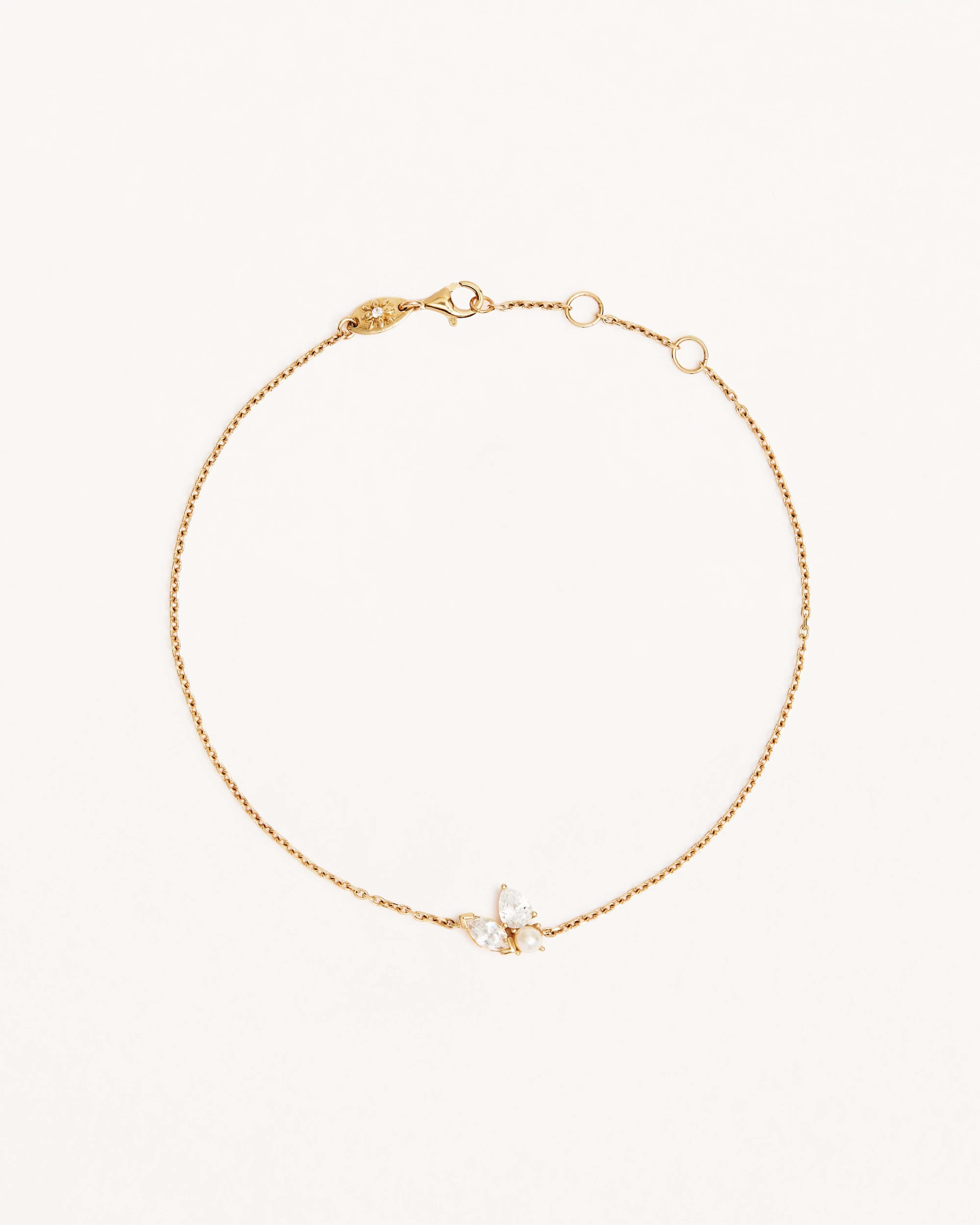 14k Solid Gold In Bloom Lab-Grown Diamond Bracelet