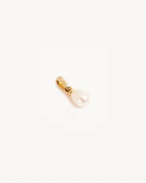 14k Solid Gold Tranquillity Pearl Necklace Pendant