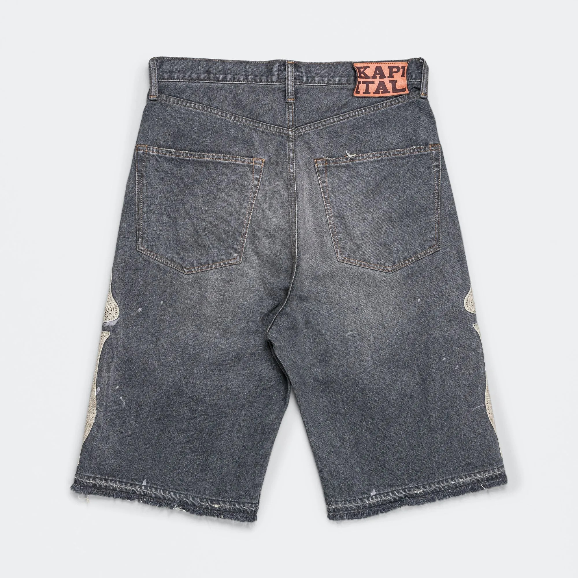 14oz Black Denim 5P Shorts (BONE) - PRO