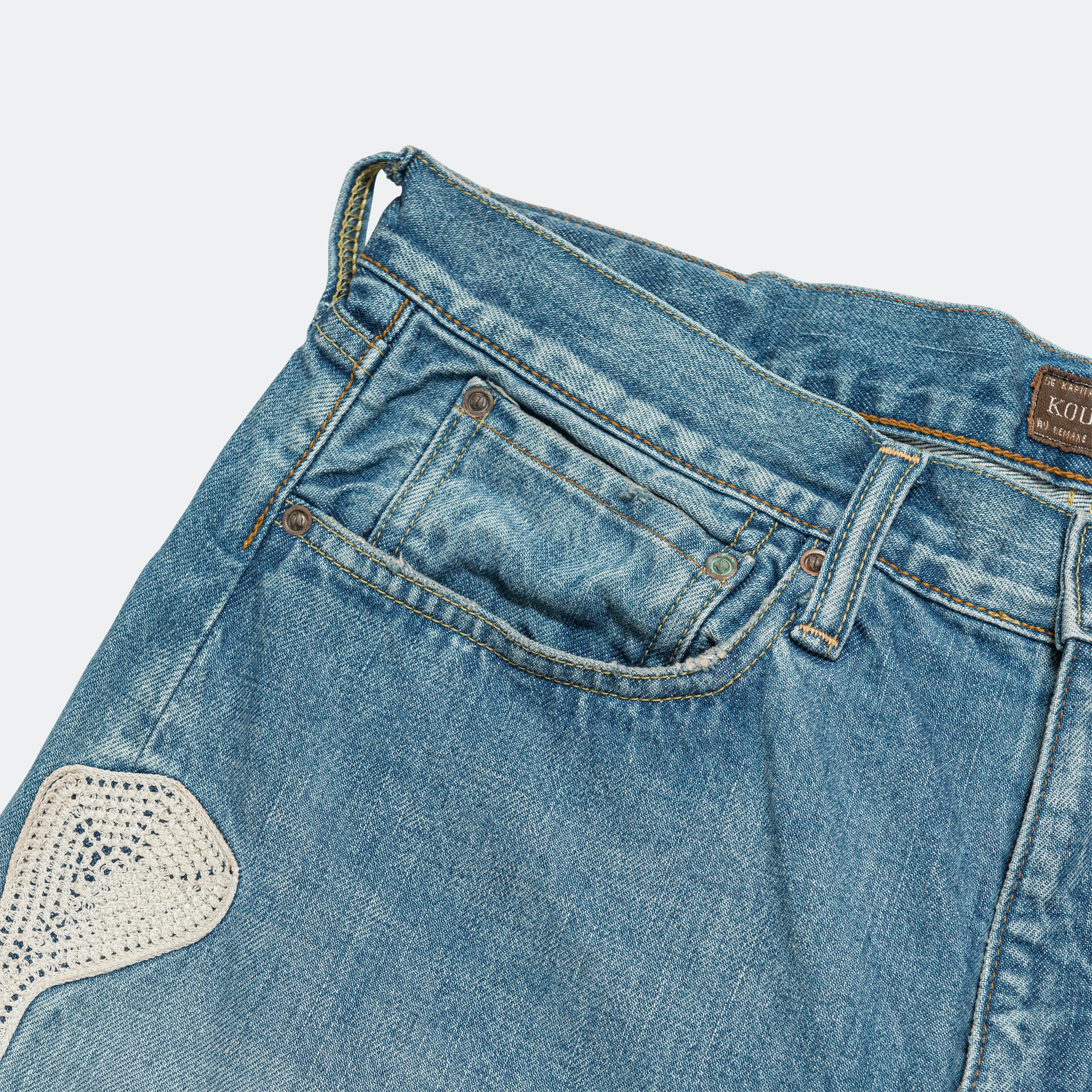 14oz Denim 5P Shorts (BONE) - PRO