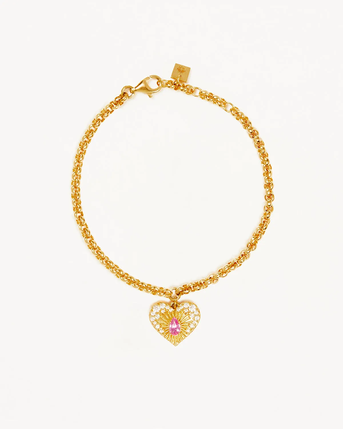 18k Gold Vermeil Connect With Your Heart Bracelet