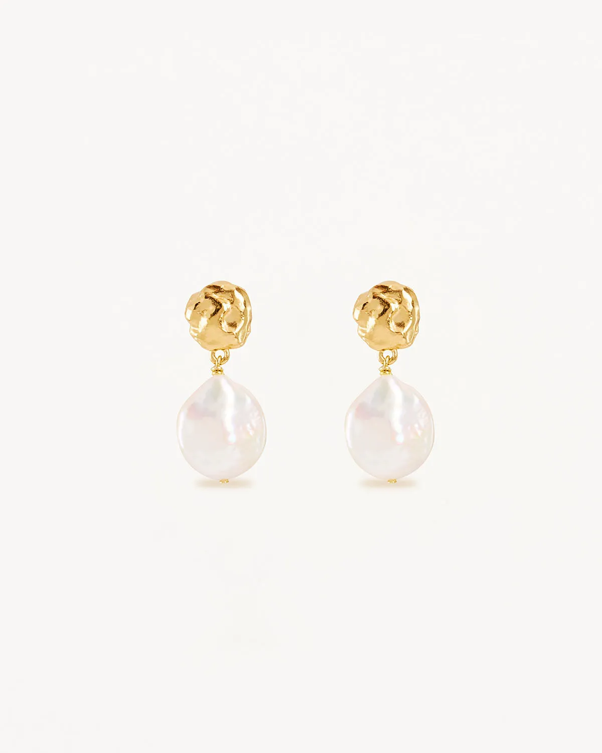 18k Gold Vermeil Endless Grace Pearl Drop Earrings