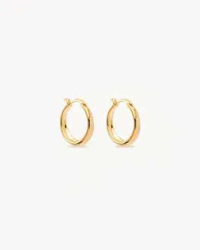 18k Gold Vermeil Infinite Horizon Large Hoops