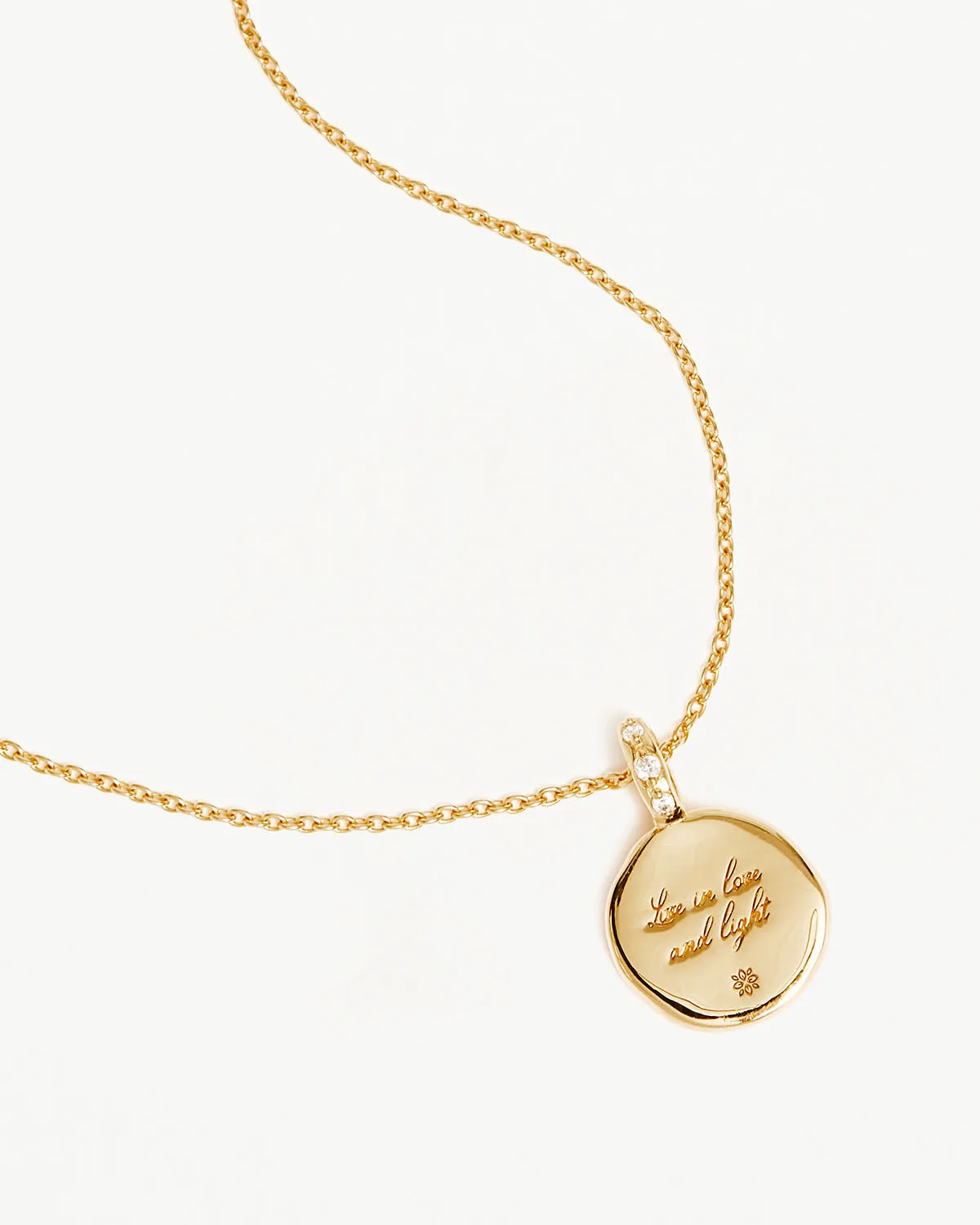 18k Gold Vermeil Live in Love Necklace