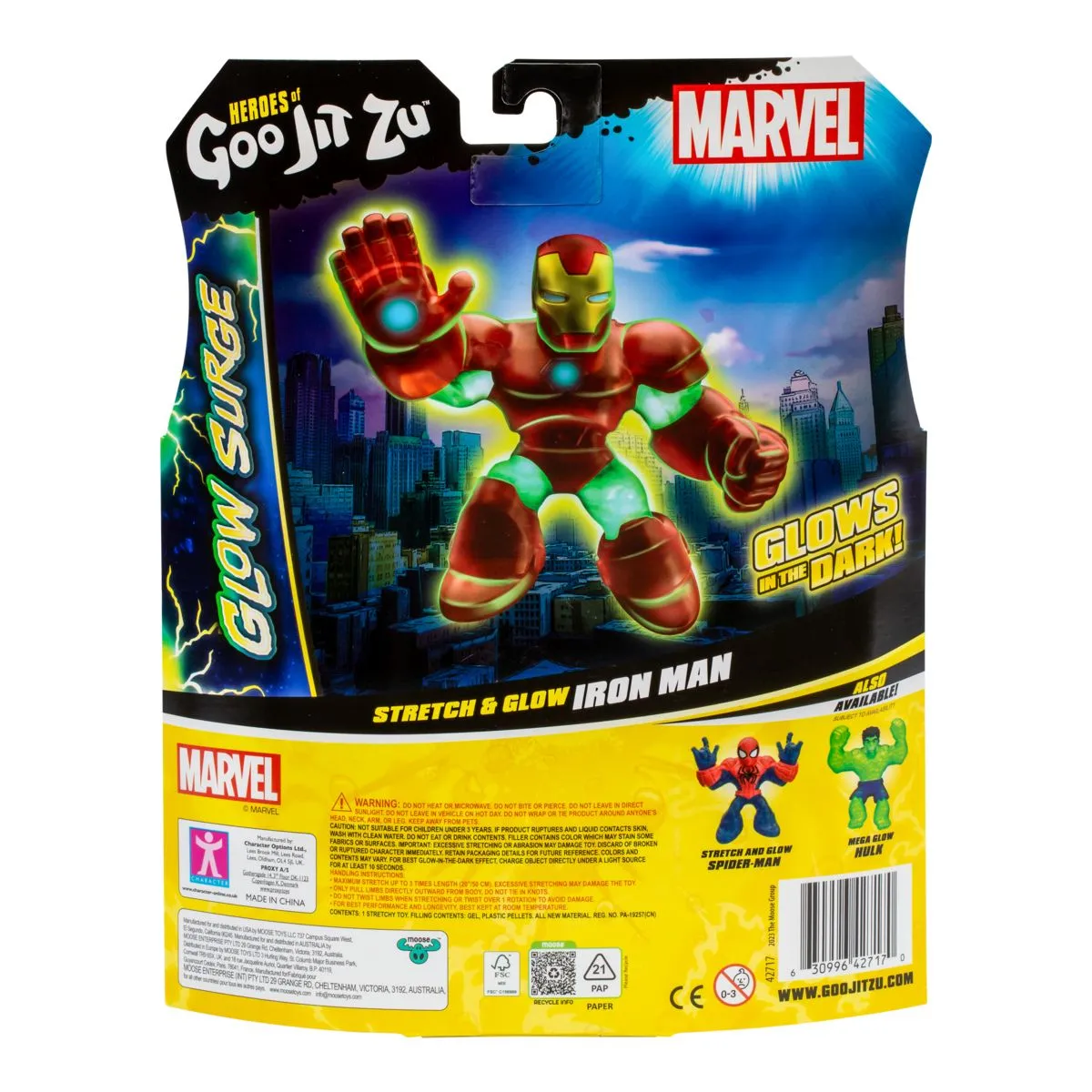 42712 HEROES OF GOO JIT ZU MARVEL S9 W1 HERO PACK - IRON MAN