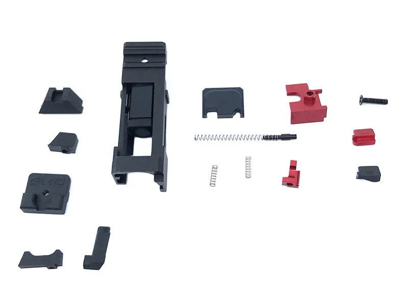 Airsoft Artisan Dynamic Weapon Solution RMR Cut Slide Kit for TM G17 (Cerakote Coating, Titanium Grey)