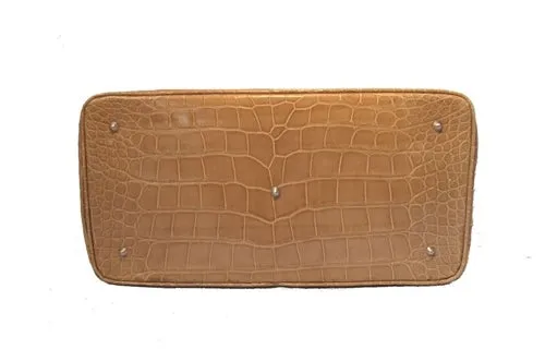 Alexandra Knight Tan Alligator Handbag