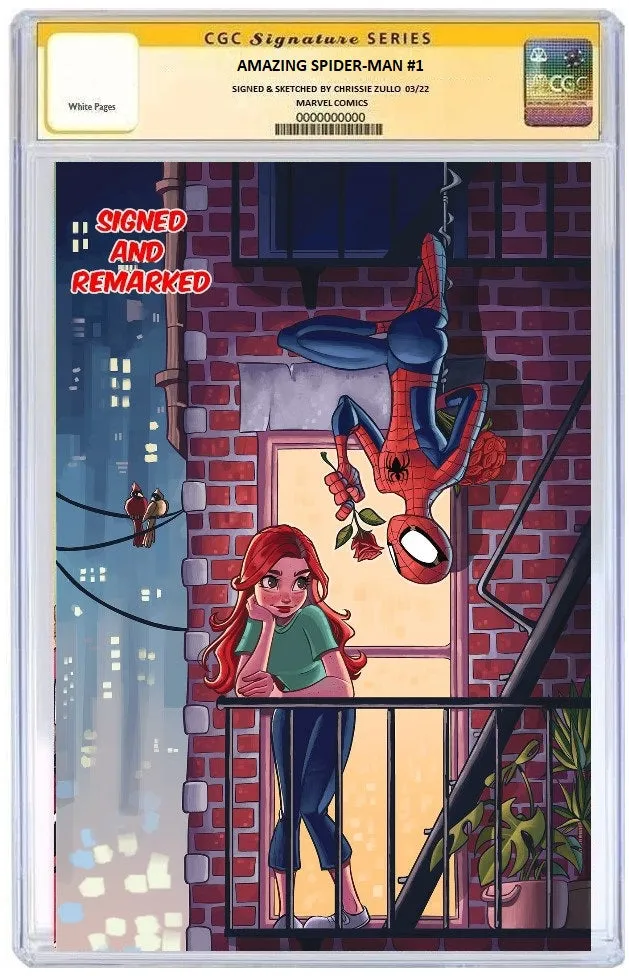 AMAZING SPIDER-MAN 1 CHRISSIE ZULLO VARIANT