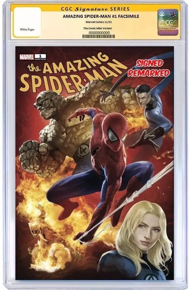 AMAZING SPIDER-MAN 1 FACSIMILE SKAN SRISUWAN VARIANT