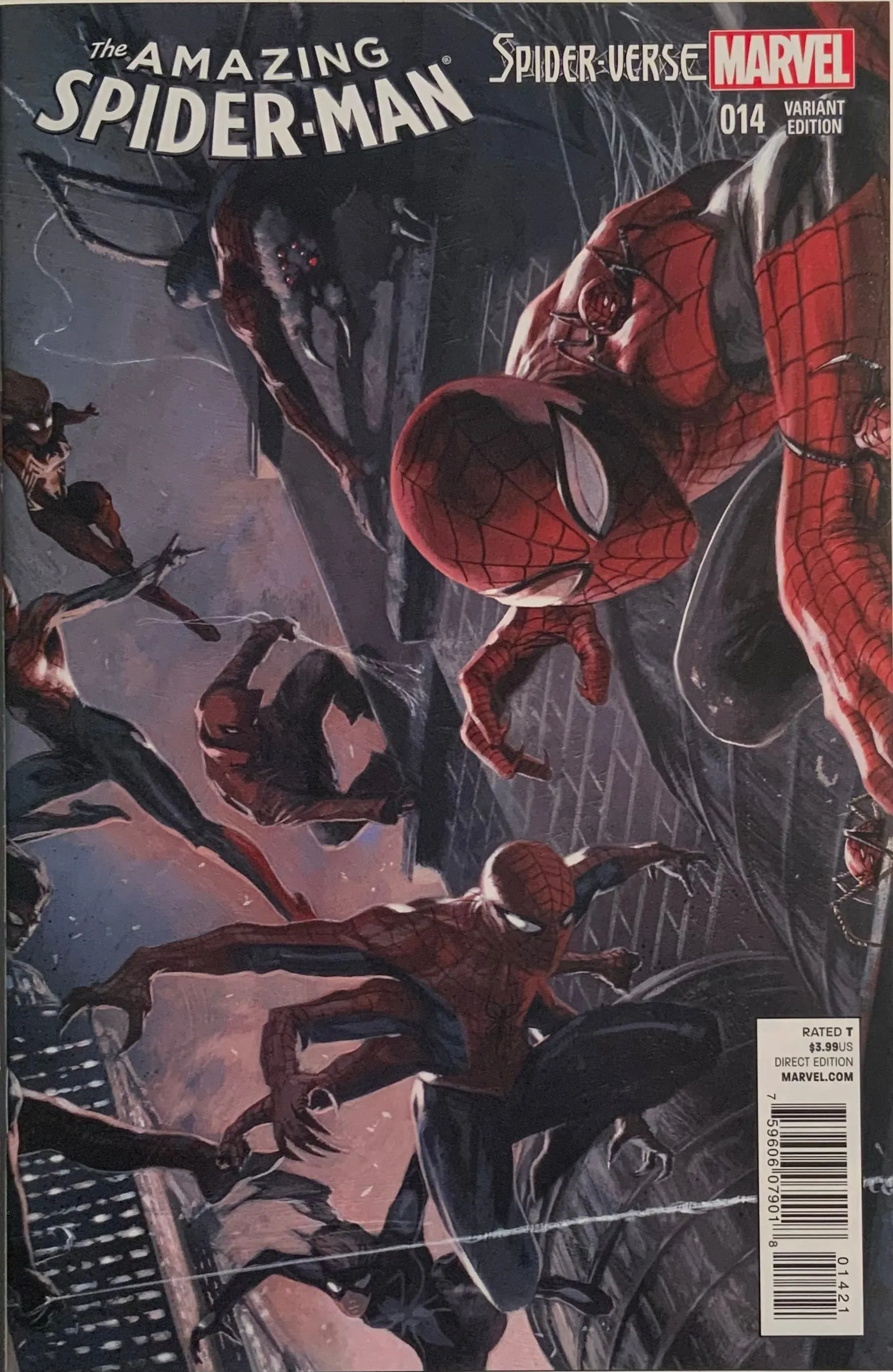 AMAZING SPIDER-MAN (2014-2015) #14 DELL’OTTO 1:25 CONNECTING VARIANT COVER