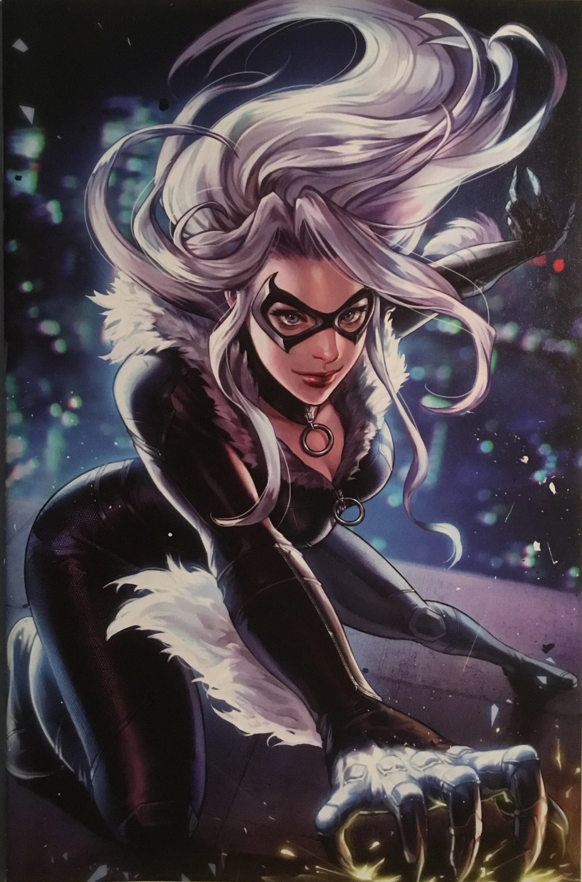 AMAZING SPIDER-MAN (2018-2022) #21 BLACK CAT BATTLE LINES VARIANT COVER