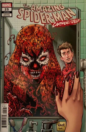 AMAZING SPIDER-MAN (2018-2022) #25 CARNAGE-IZED VARIANT COVER