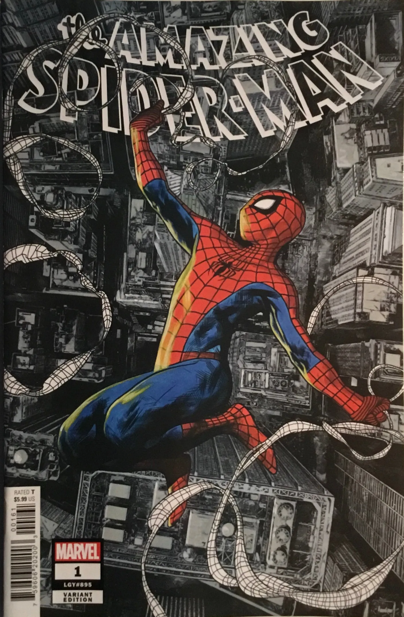 AMAZING SPIDER-MAN (2022) # 1 CHAREST 1:25 VARIANT COVER