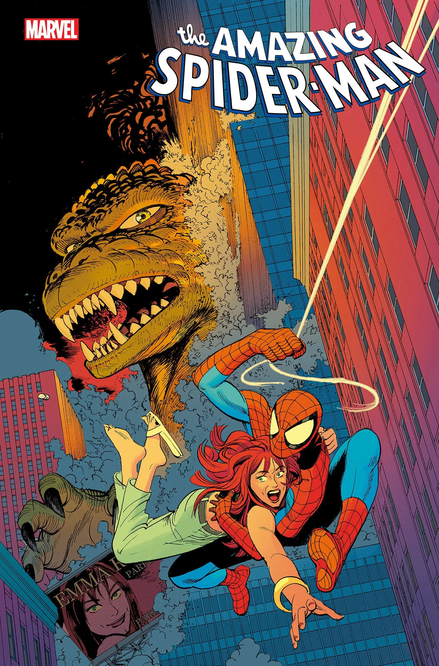 Amazing Spider-Man #58 Leo Romero Godzilla Variant