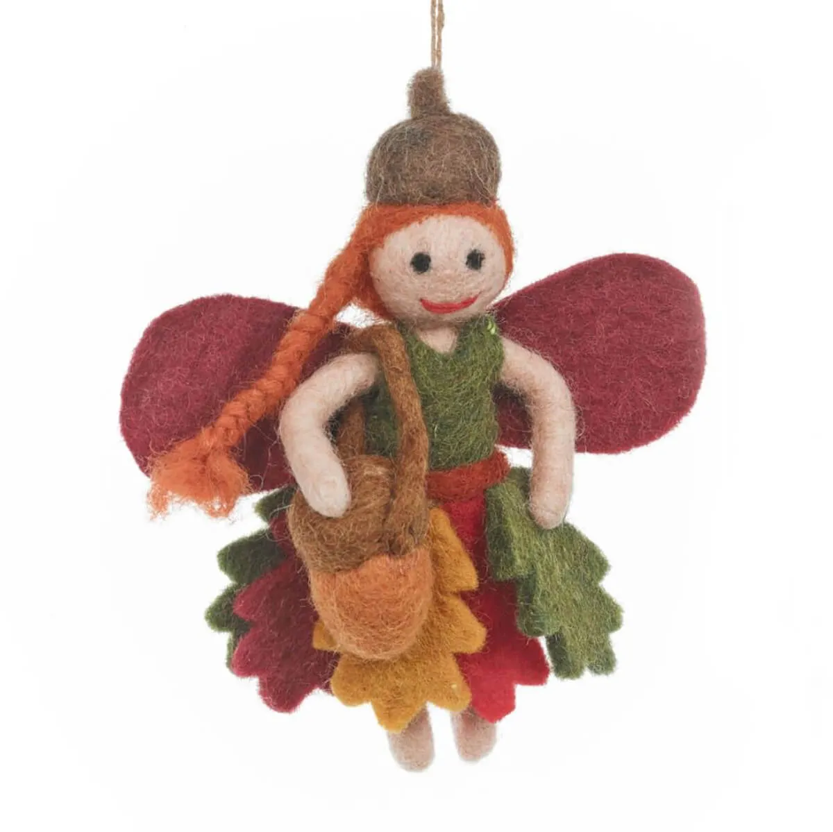 Amber the Autumnal Fairy Hanging Decoration by Felt So Good