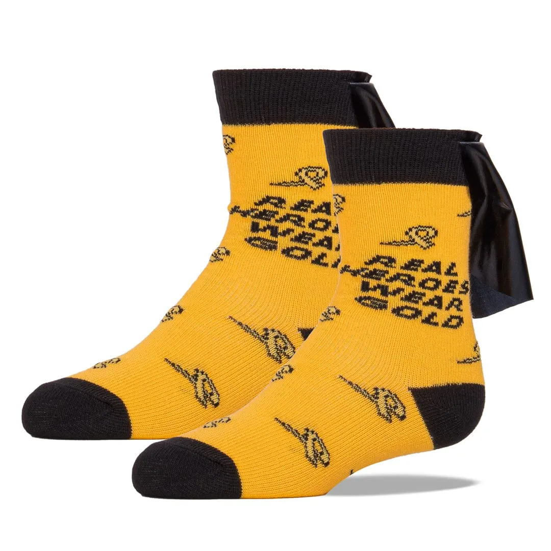 American Cancer Society Super Hero Cape Crew Socks