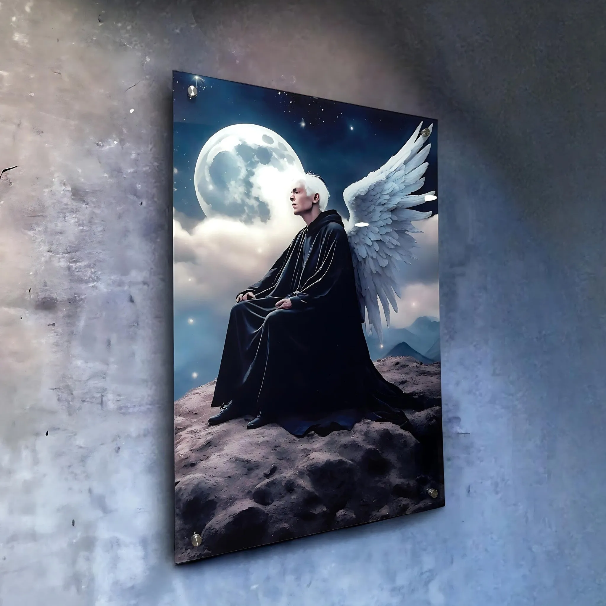 Angelic Grace (Gothic) Acrylic Wall Art