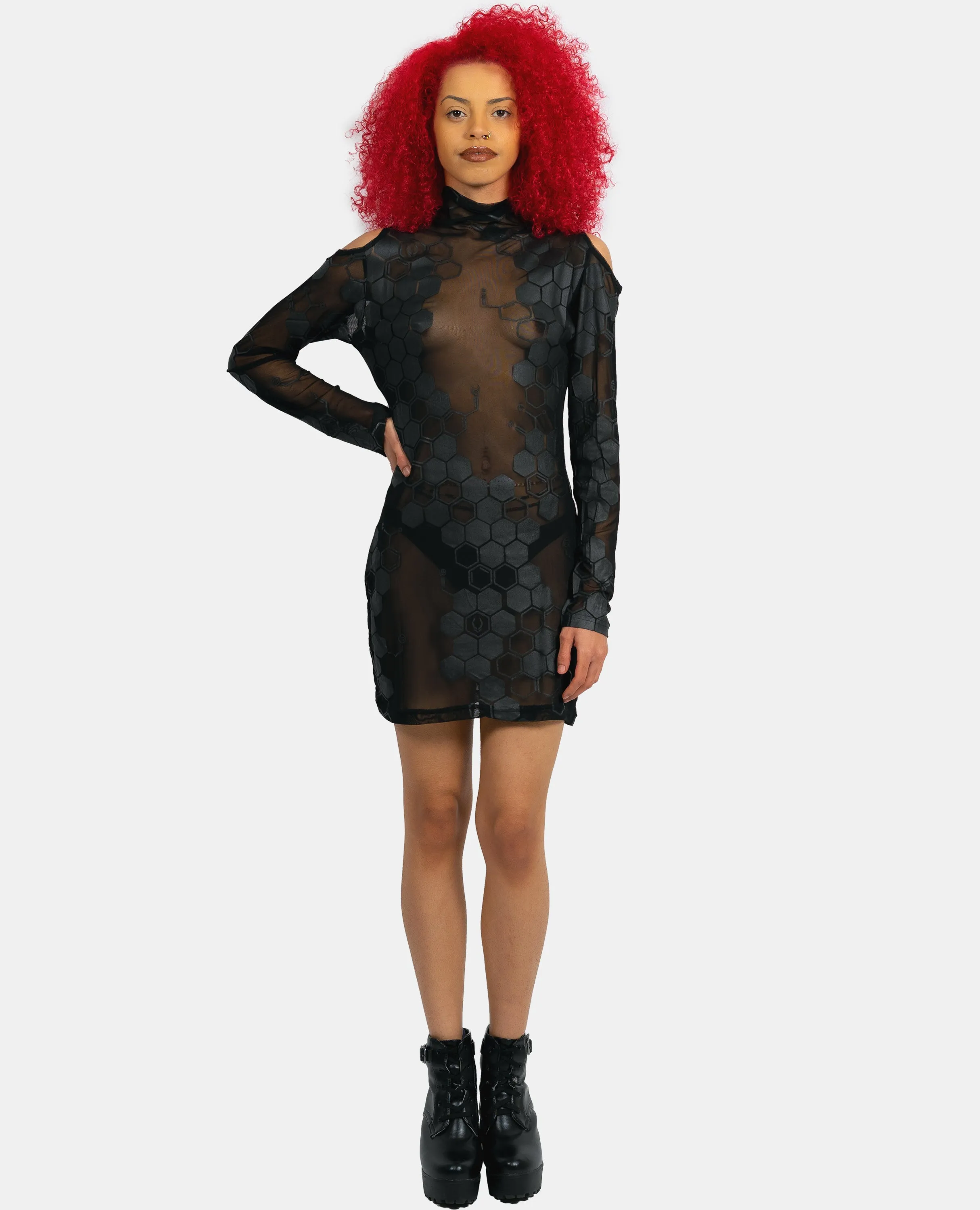 ANTIMATTER MESH DRESS