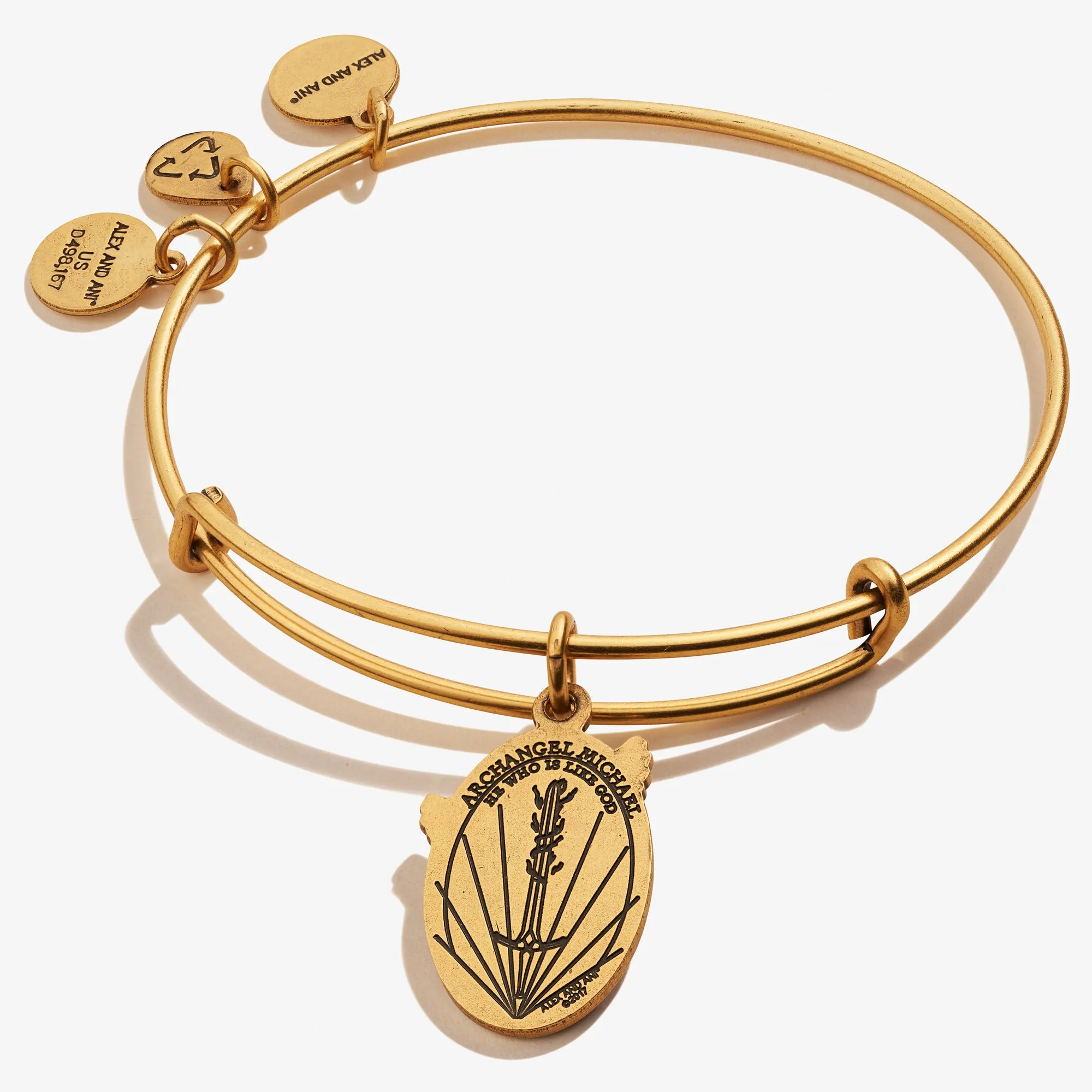 Archangel Michael Charm Bangle