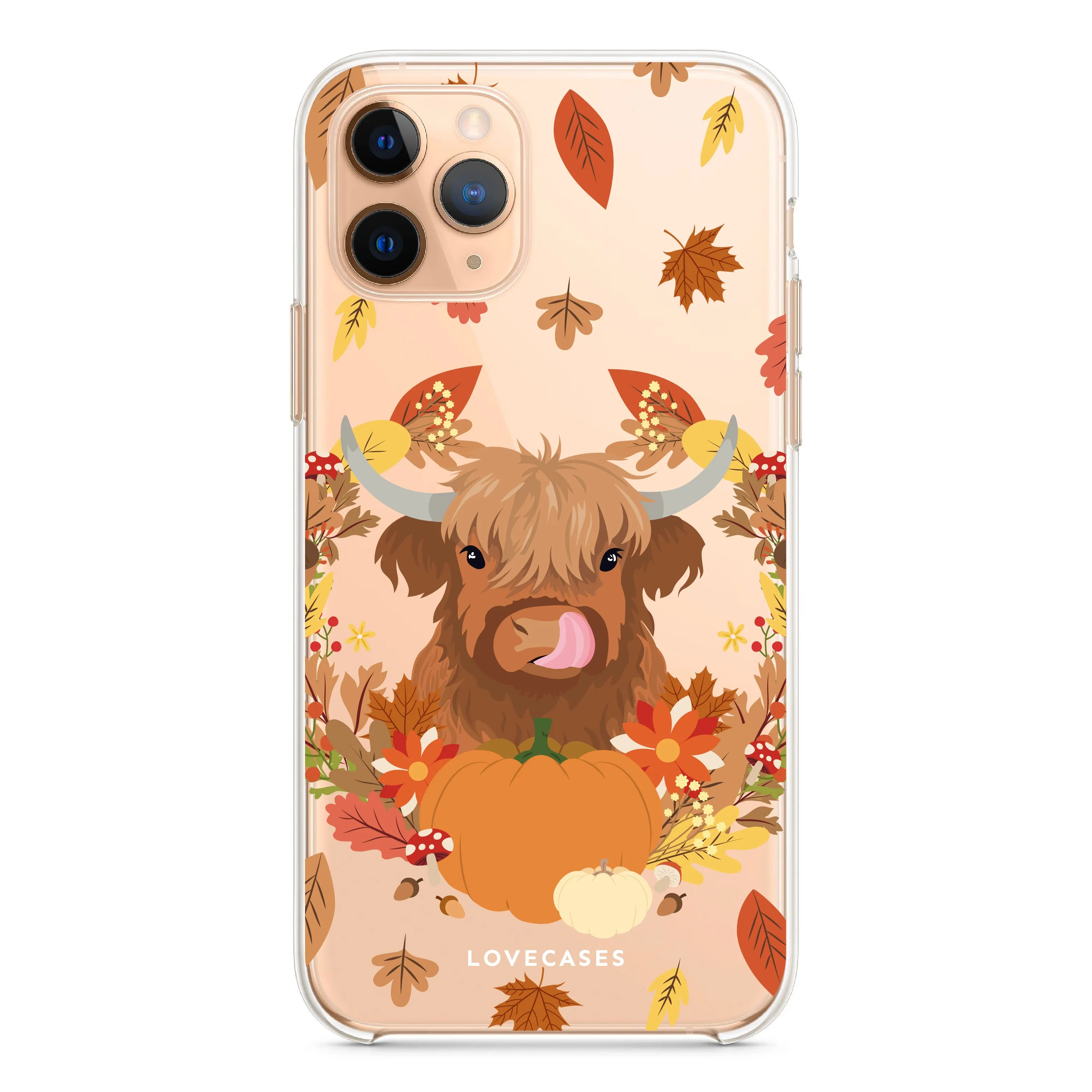 Archie the Autumn Highland Cow Phone Case