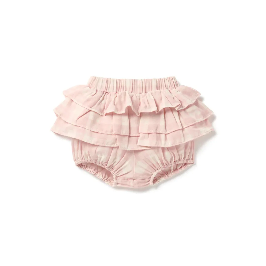 Aster & Oak Pink Gingham Bloomers - Petal Pink