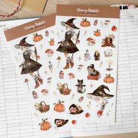 Autumn's Witch Sticker Sheet