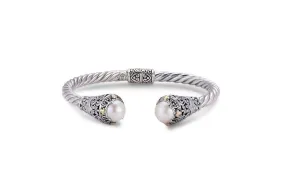 Balangan Bangle- White Mabe Pearl