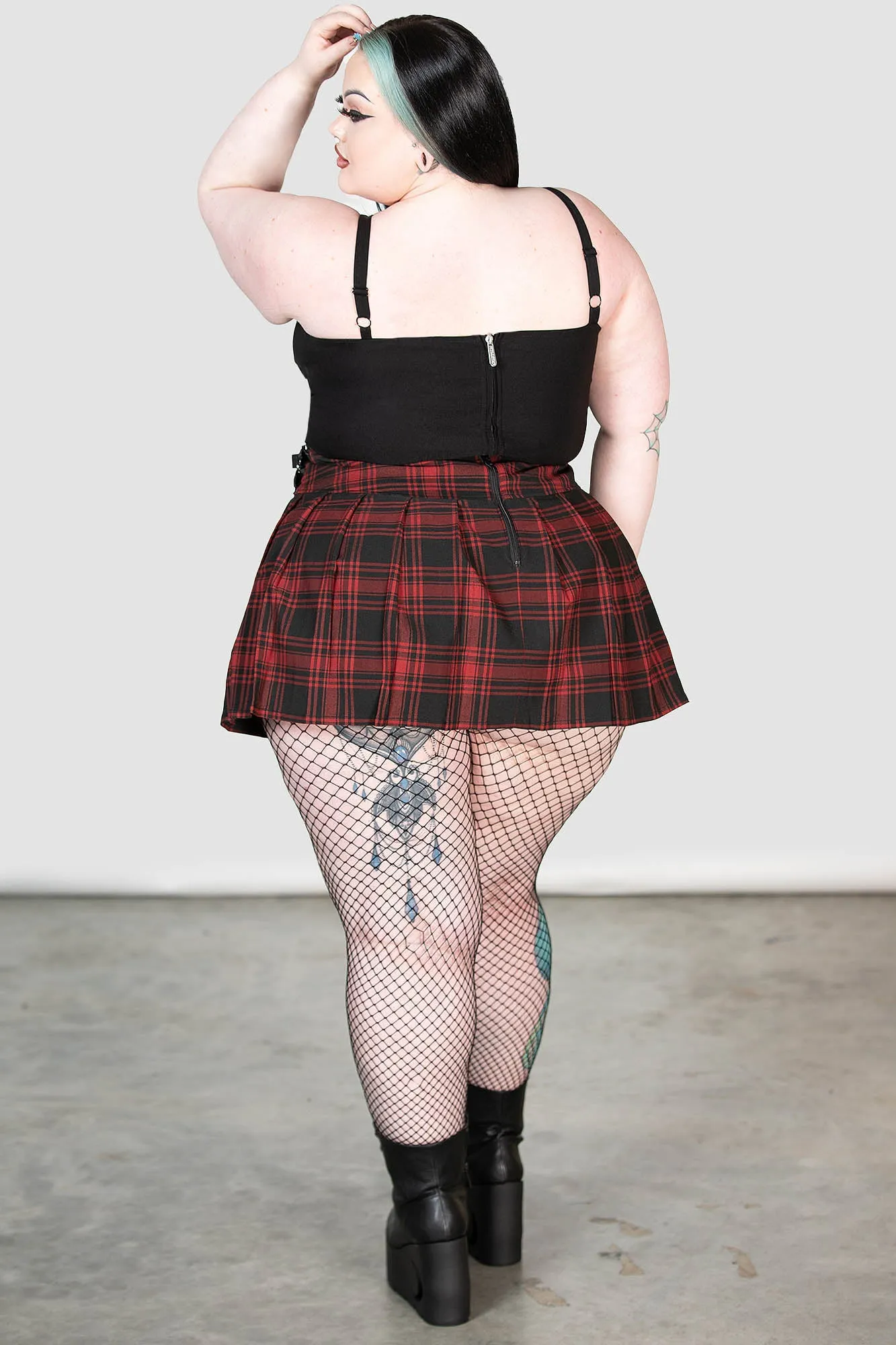 Bat Girl Skirt [TARTAN] [PLUS]