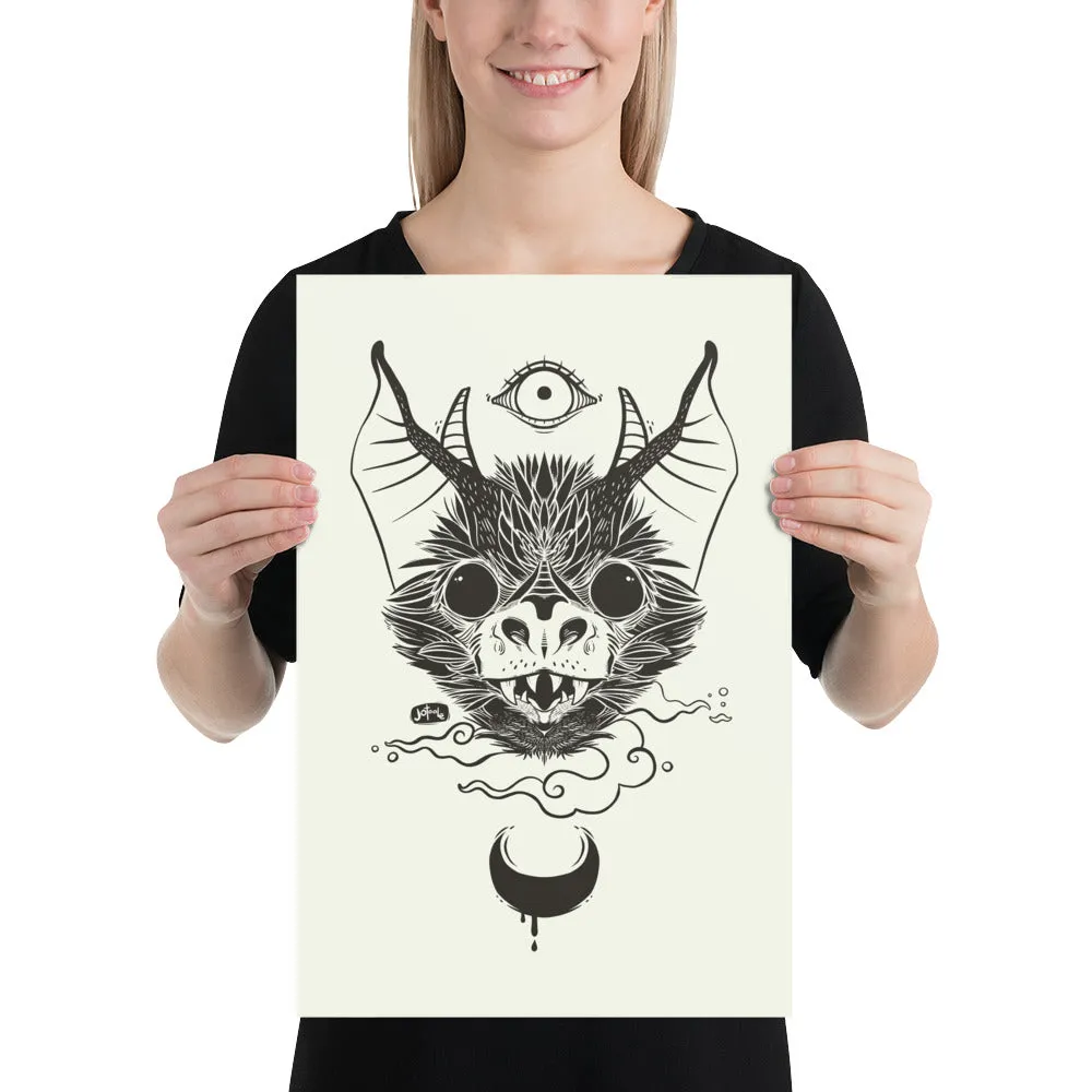 Bat, Matte Art Print Poster