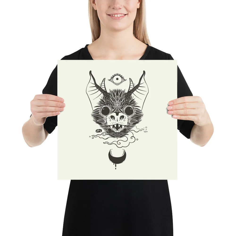 Bat, Matte Art Print Poster