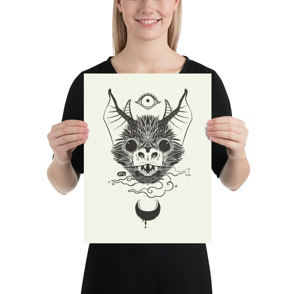 Bat, Matte Art Print Poster