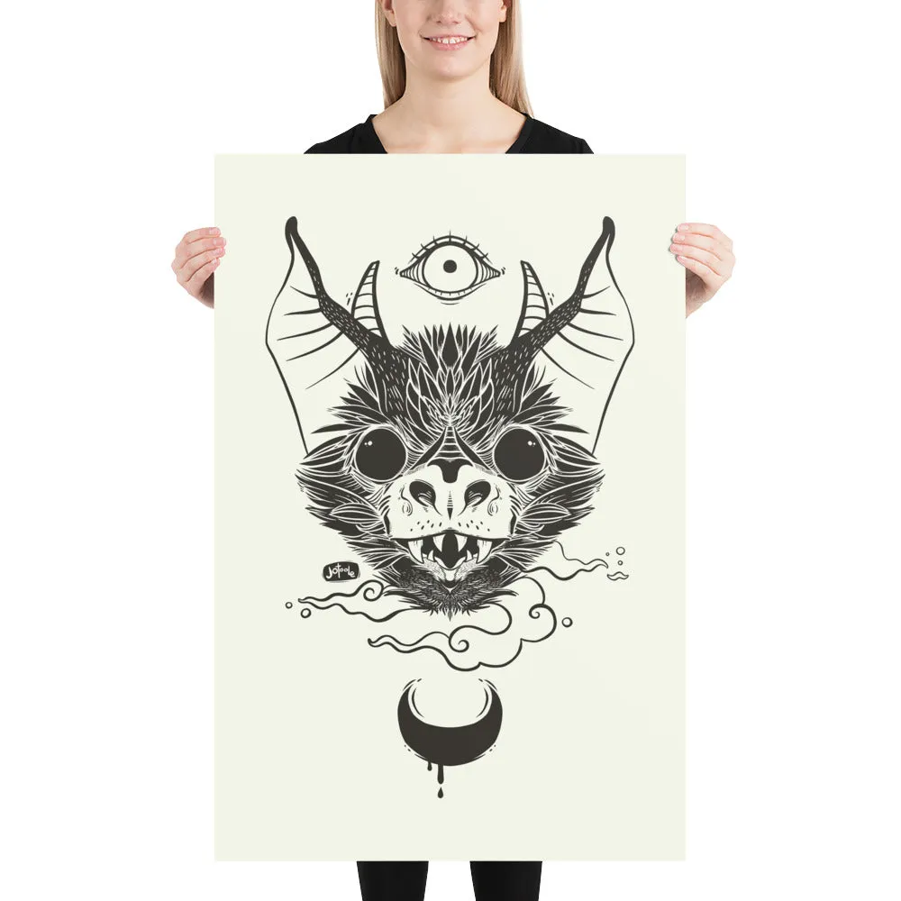 Bat, Matte Art Print Poster