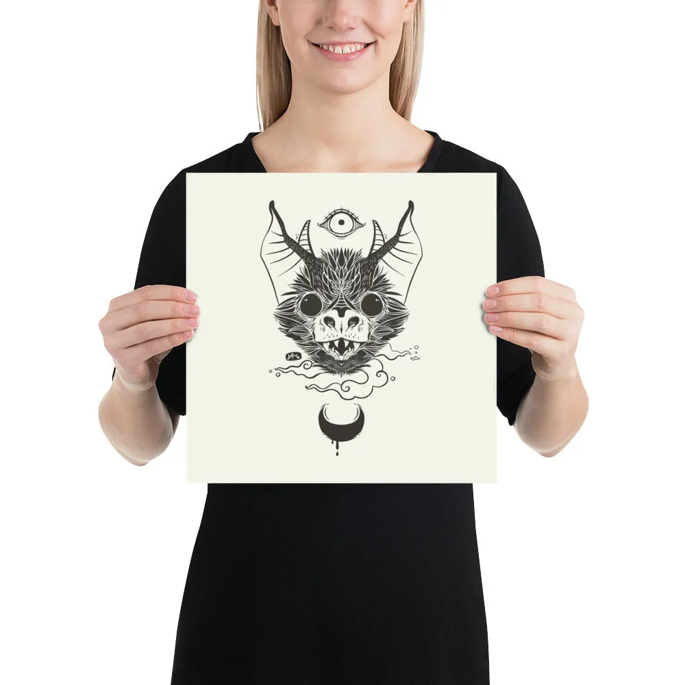 Bat, Matte Art Print Poster