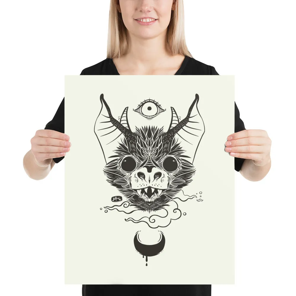 Bat, Matte Art Print Poster