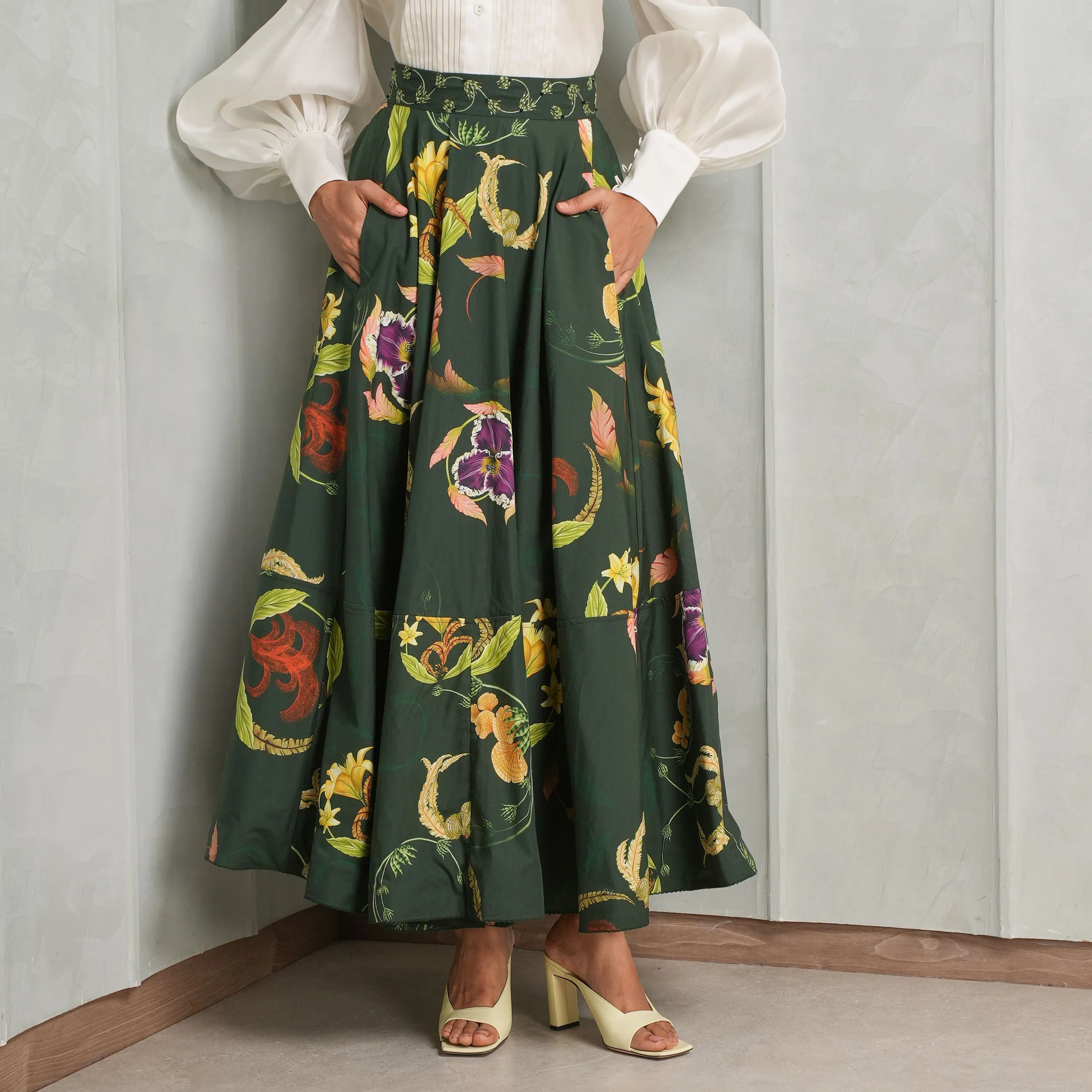 Bergamota Marina Skirt