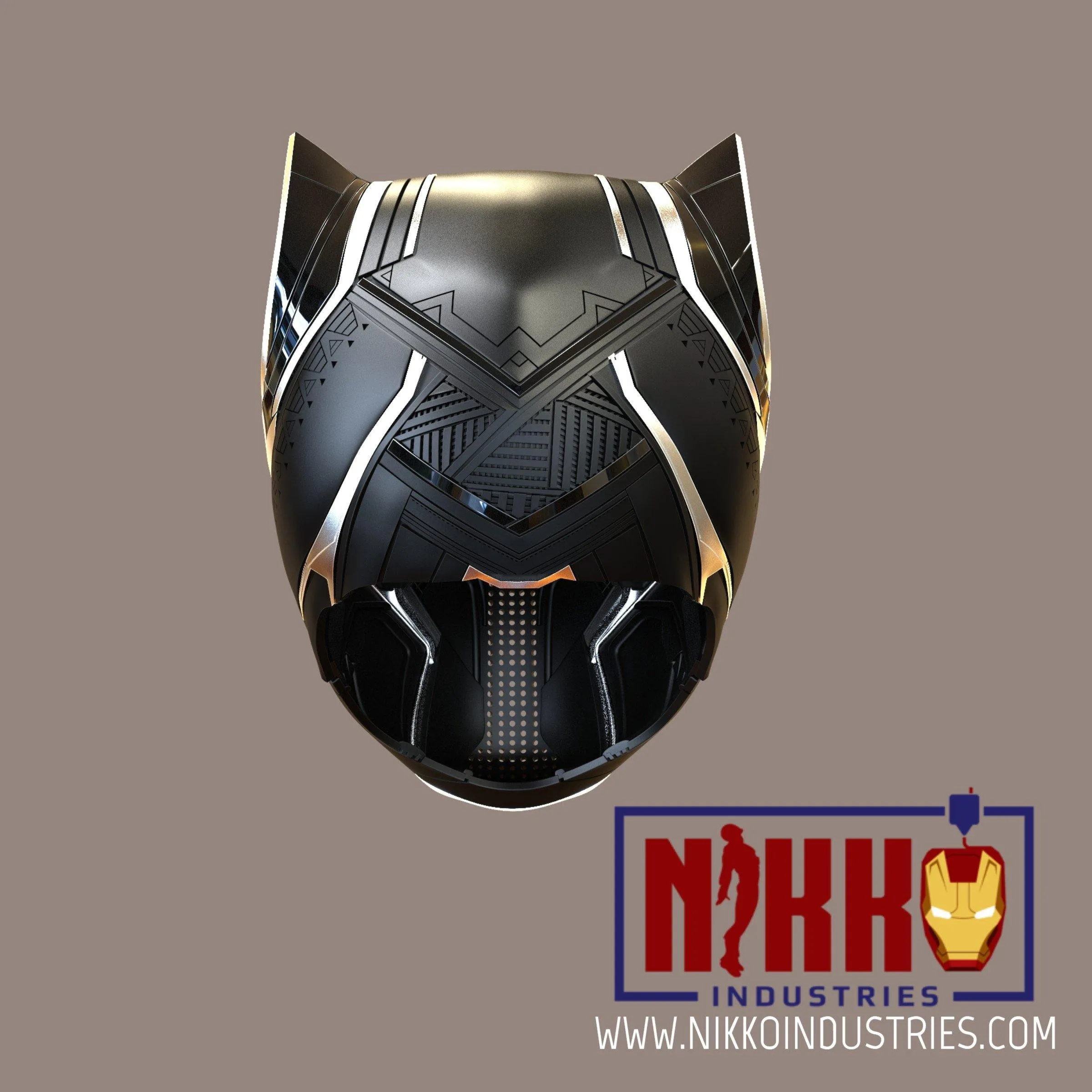 Black Panther Helmet Vibranium Gauntlet stl Bundle