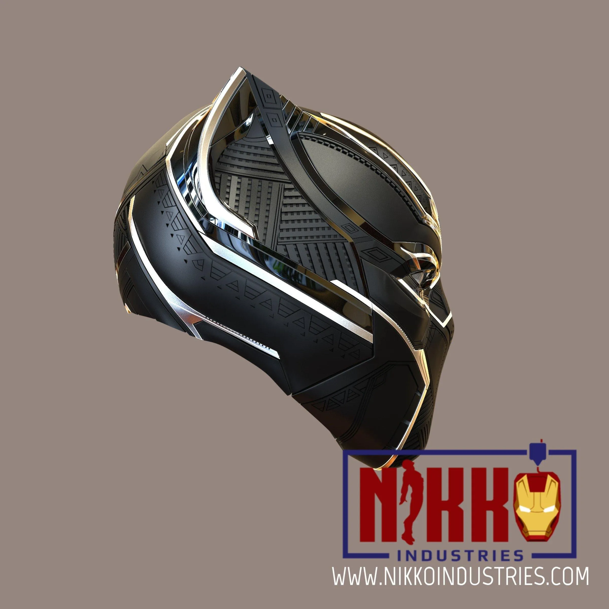 Black Panther Helmet Vibranium Gauntlet stl Bundle