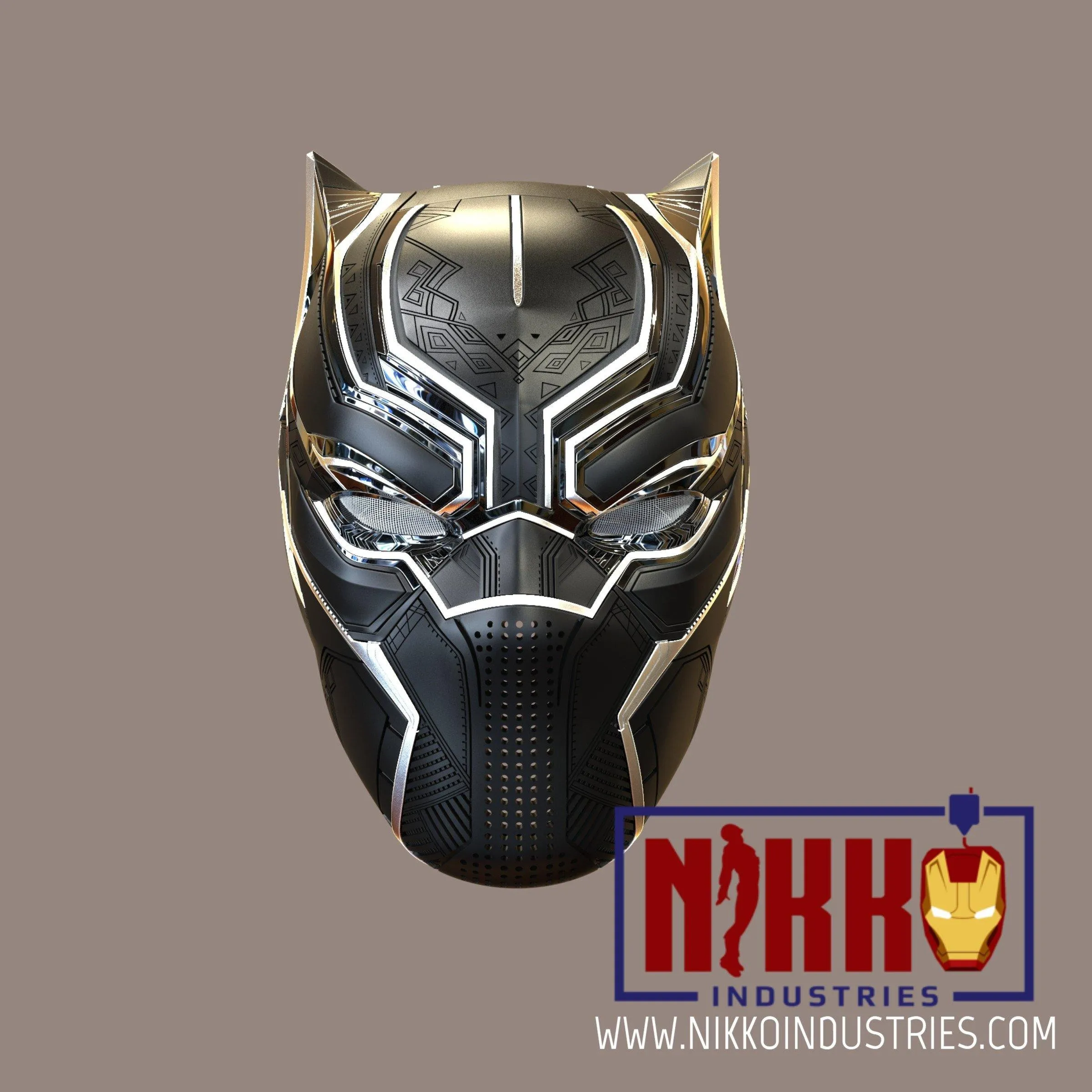 Black Panther Helmet Vibranium Gauntlet stl Bundle