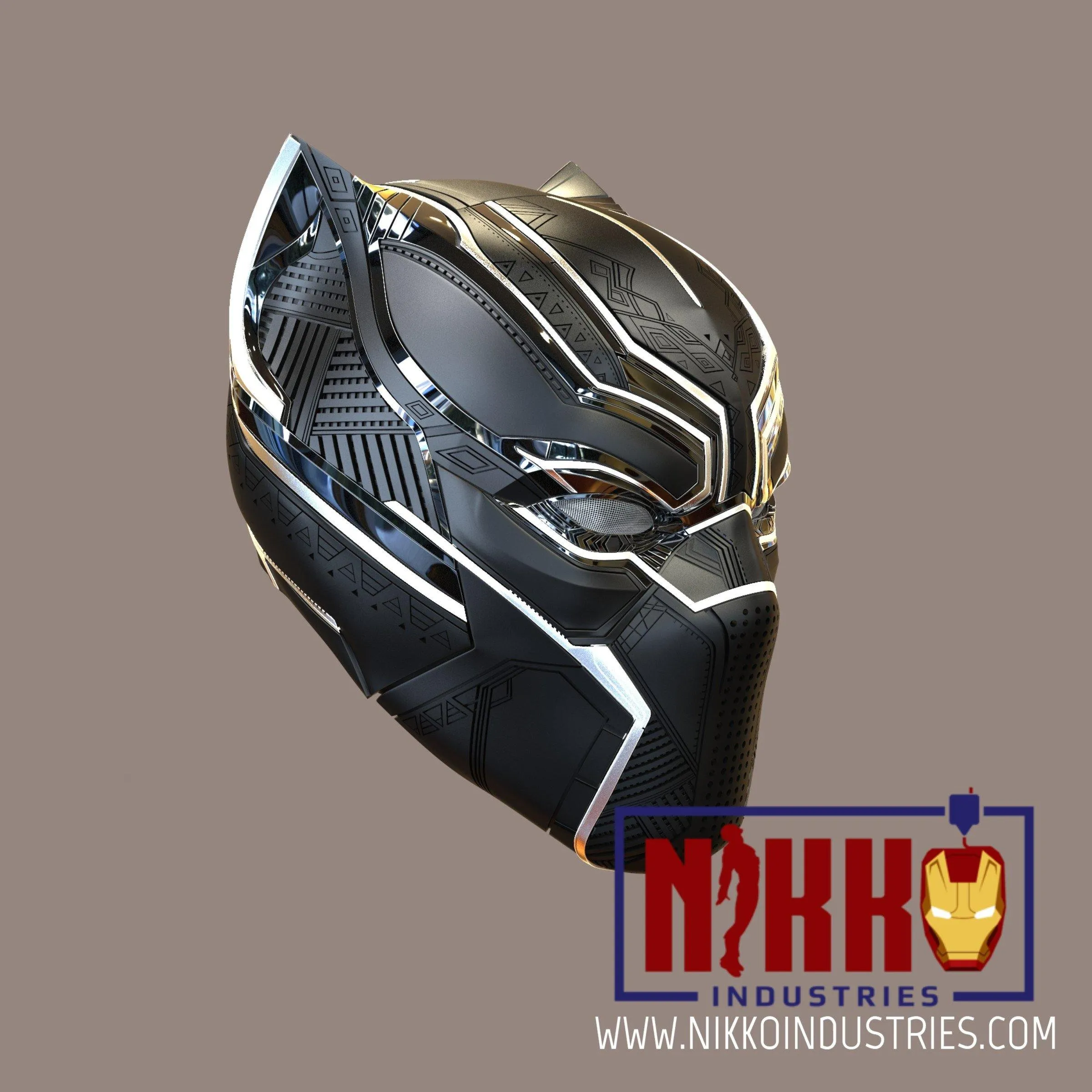 Black Panther Helmet Vibranium Gauntlet stl Bundle