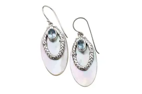 Bora Bora Earrings- Mother Of Pearl