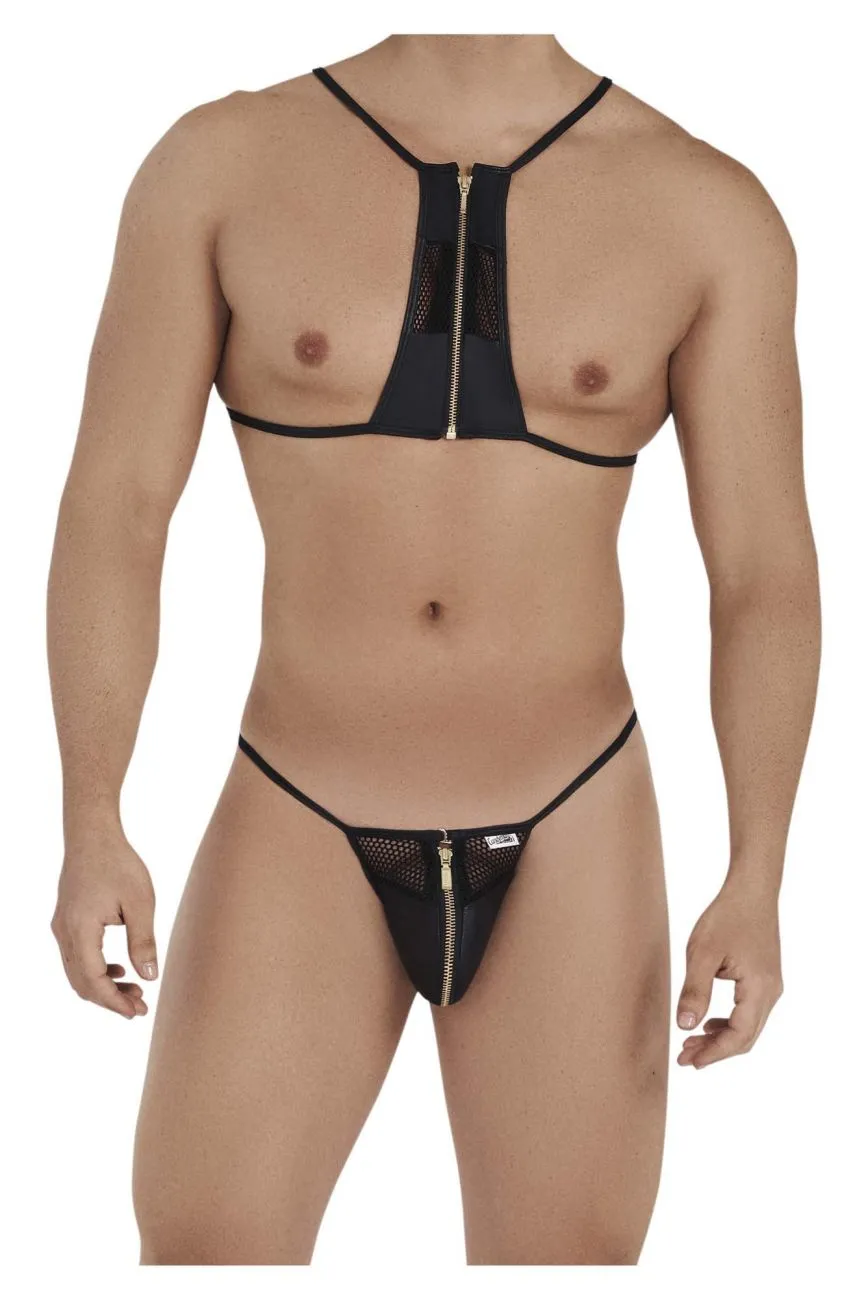 CandyMan Zipper Bikini-Harness Outfit