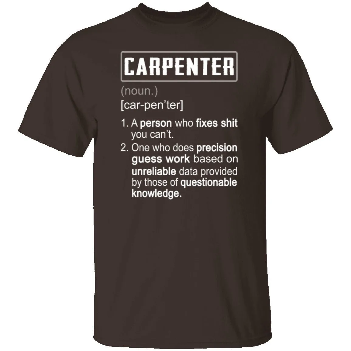 Carpenter Description T-Shirt