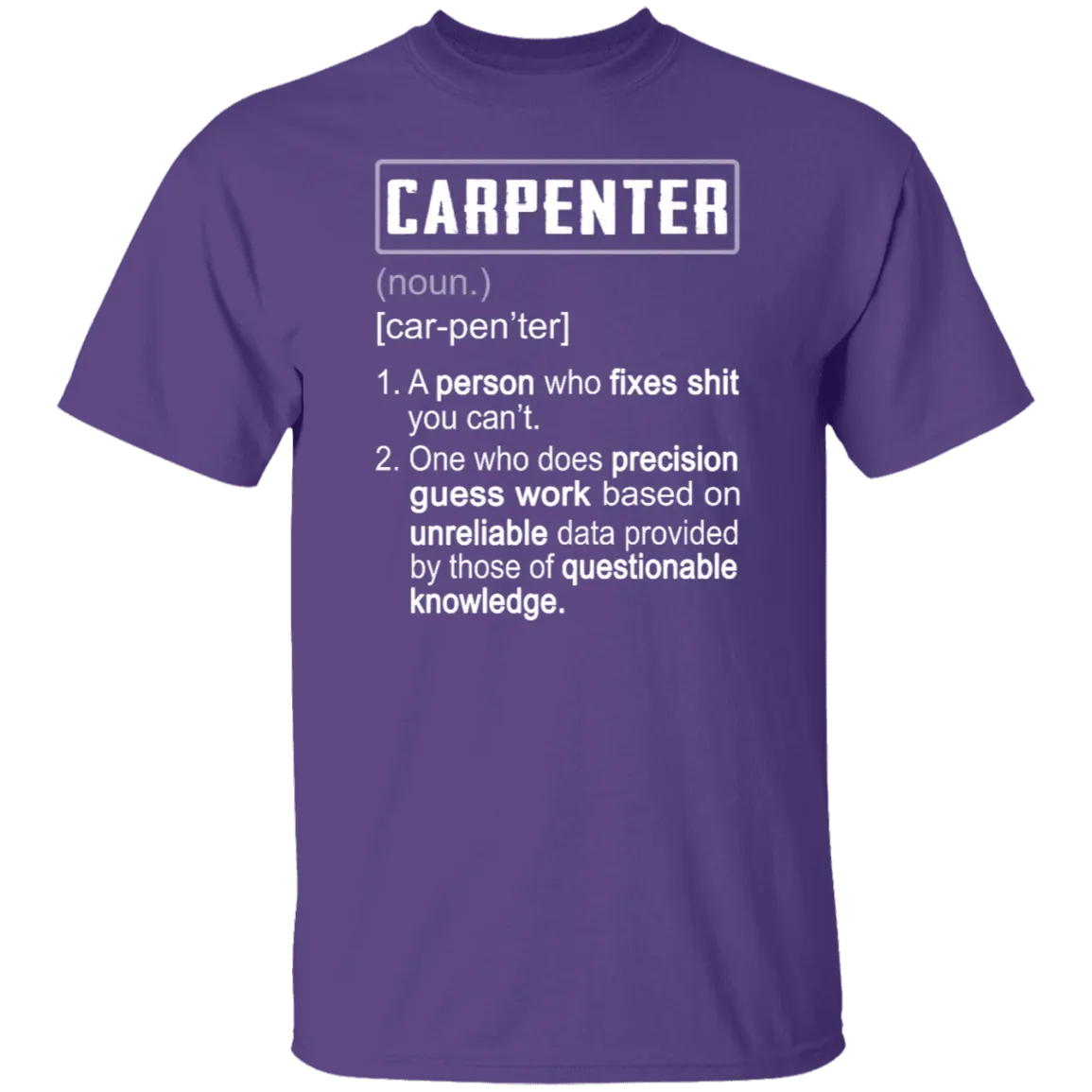 Carpenter Description T-Shirt